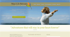 Desktop Screenshot of mauiliferetreats.com